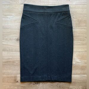 BCBGMaxAzria Grey Pencil Skirt